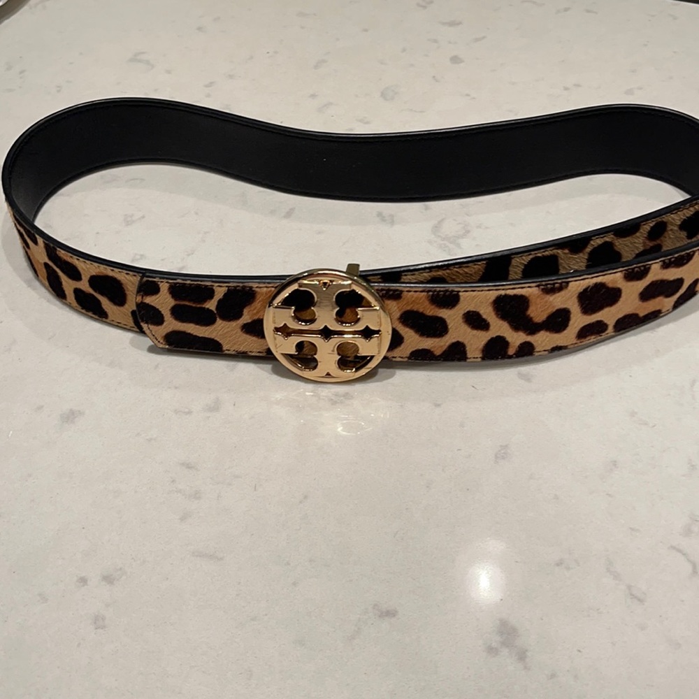 Tory Burch Animal Print Belt